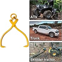 Vista 5 de Pinzas de elevación de troncos mejoradas, pinzas de elevación de troncos de madera de 16 pulgadas, pinza de madera resistente para levantar troncos