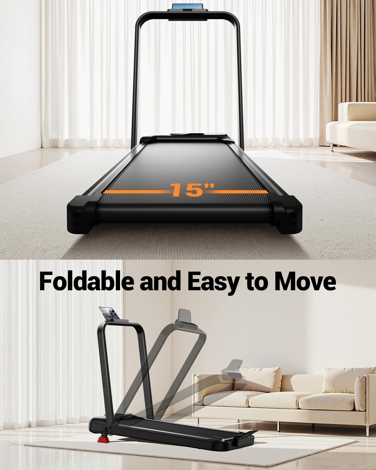 Amazon | 3-in-1 折りたたみ式ウォーキングパッドトレッドミル デスク