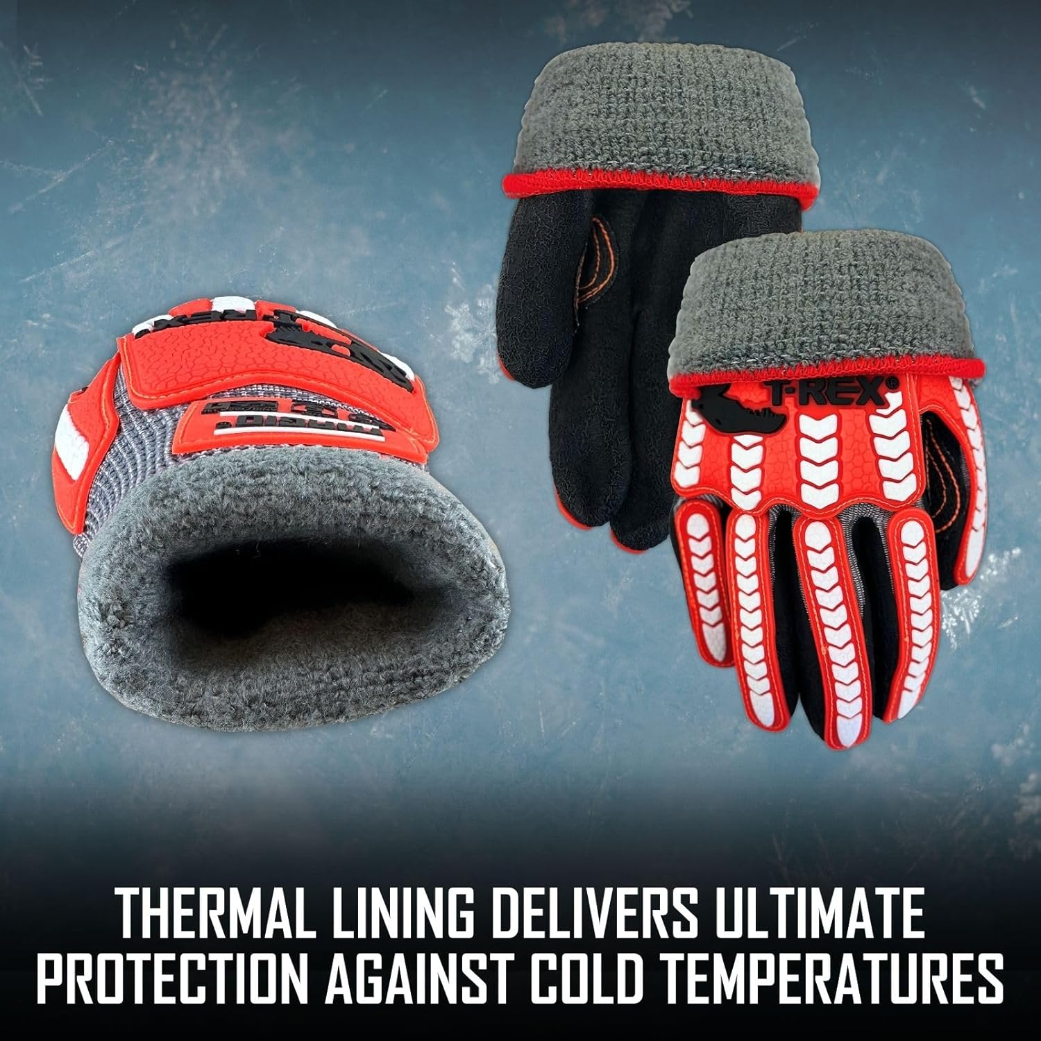 MAGID T-REX Arctic Series ANSI Cut Level A5 Thermal Impact Gloves, 1 Pair, Size 11/XXL, TRX449W - Image 3