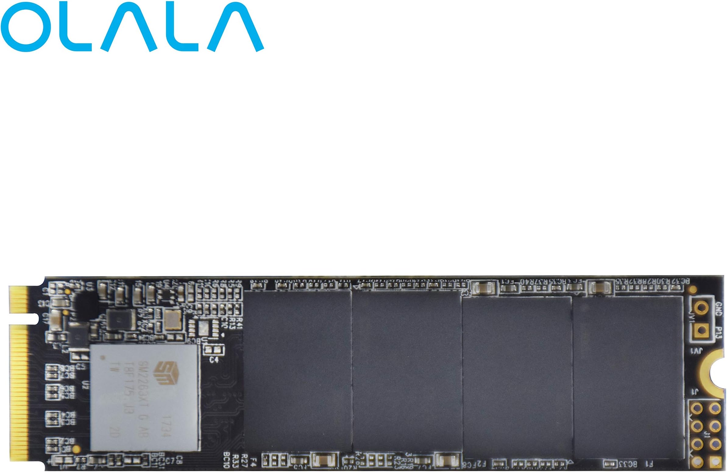 OLALA SSD N580 2.5 Inch NVMe PCIe M.2 Solid State Drive 3D NAND Internal SSD (480GB)