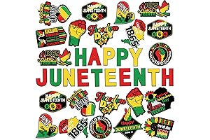 Juneteenth Celebration Bulletin Board Decoration Set: African American Freedom Day 1865 Decorations
