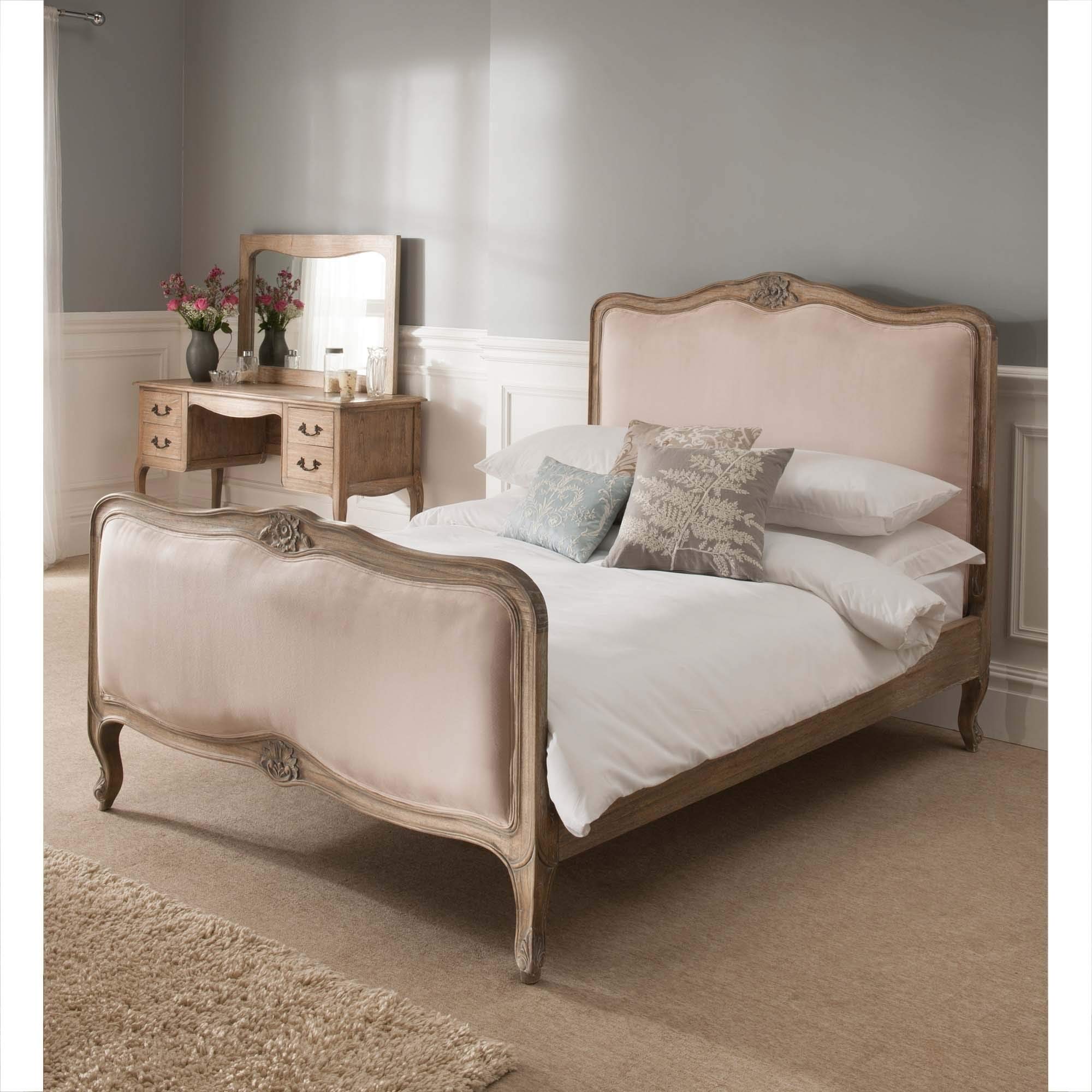 Homesdirect365 Montpellier Blanc Antique French Style Single Bed | Natural Solid Mindi Wood | Wooden Bed Frame | Beds | Bed Frames | Single Beds | Small Single Bed | Single Bed Frames Wooden