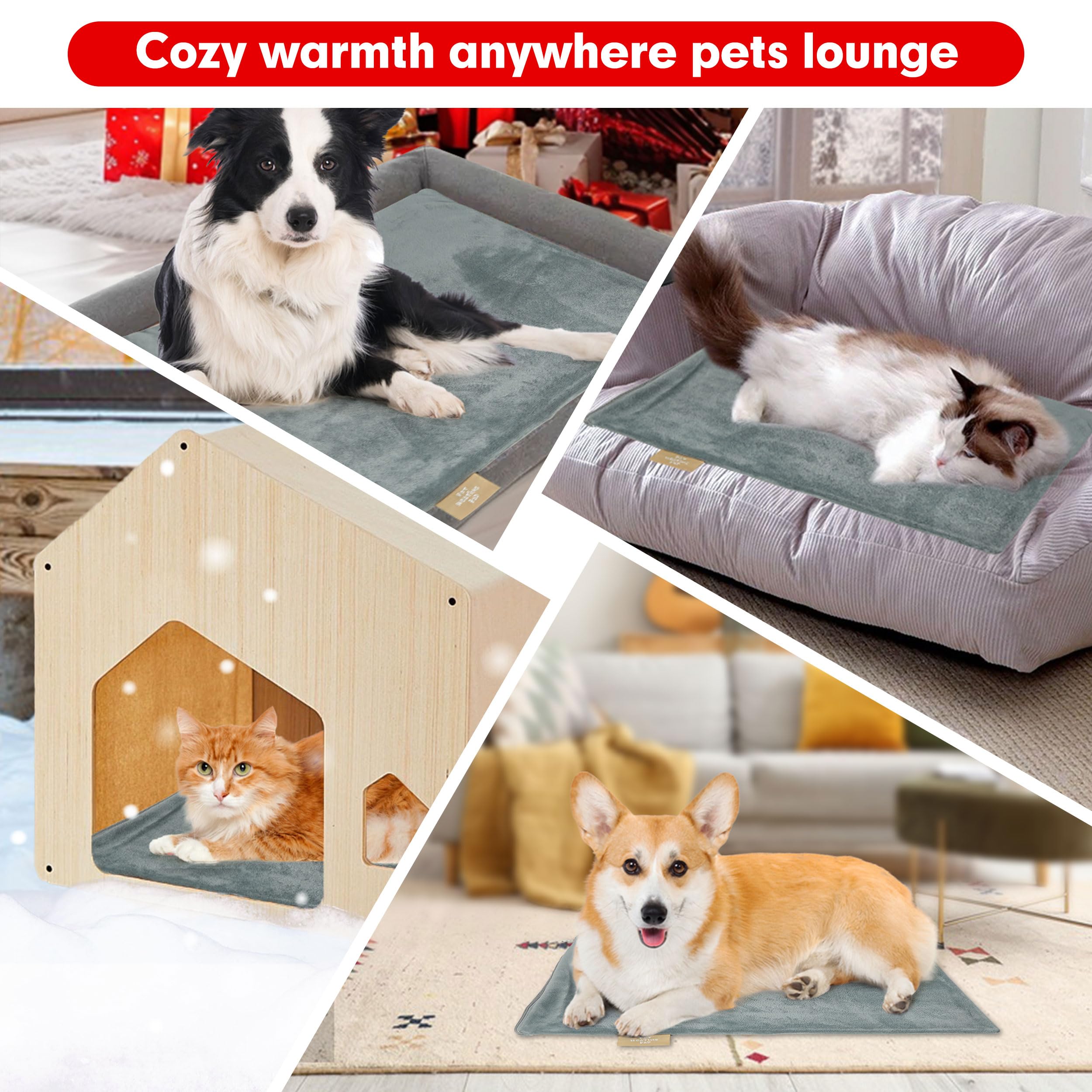 Kitten Heating Pad Large Electric Pet Heating Pad For Dogs And
