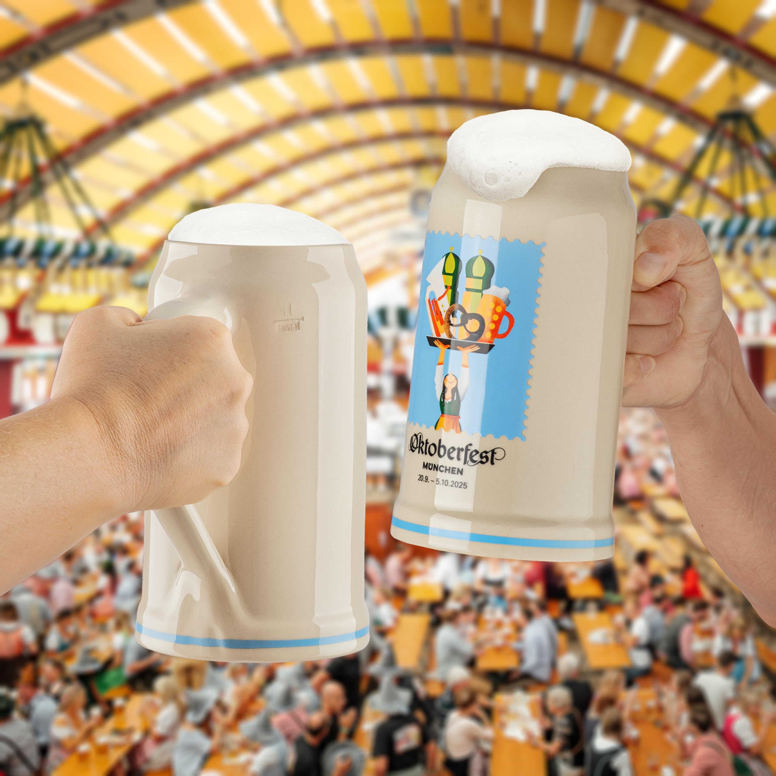 TROIKA Porte-clés Oktoberfest™ 2025 En Forme De Cœur En Pain