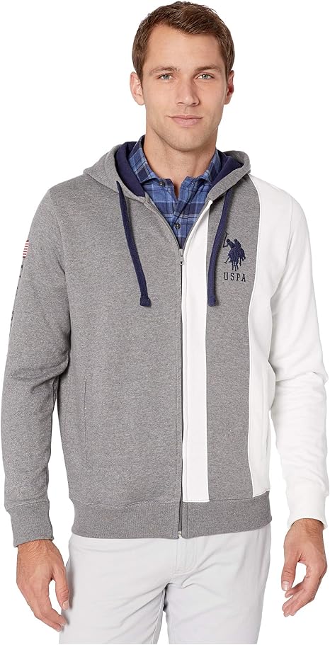 Us polo assn front zip jacket Clearance