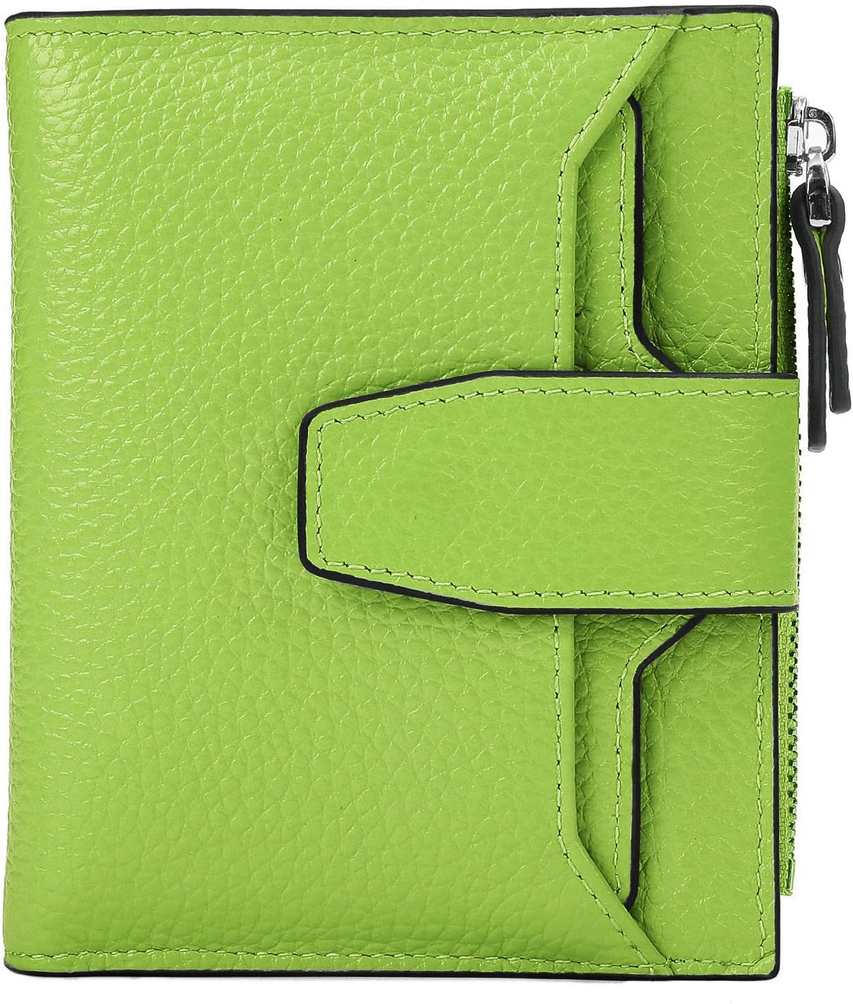 AINIMOER Womens RFID Blocking Leather Small Compact Trinidad and