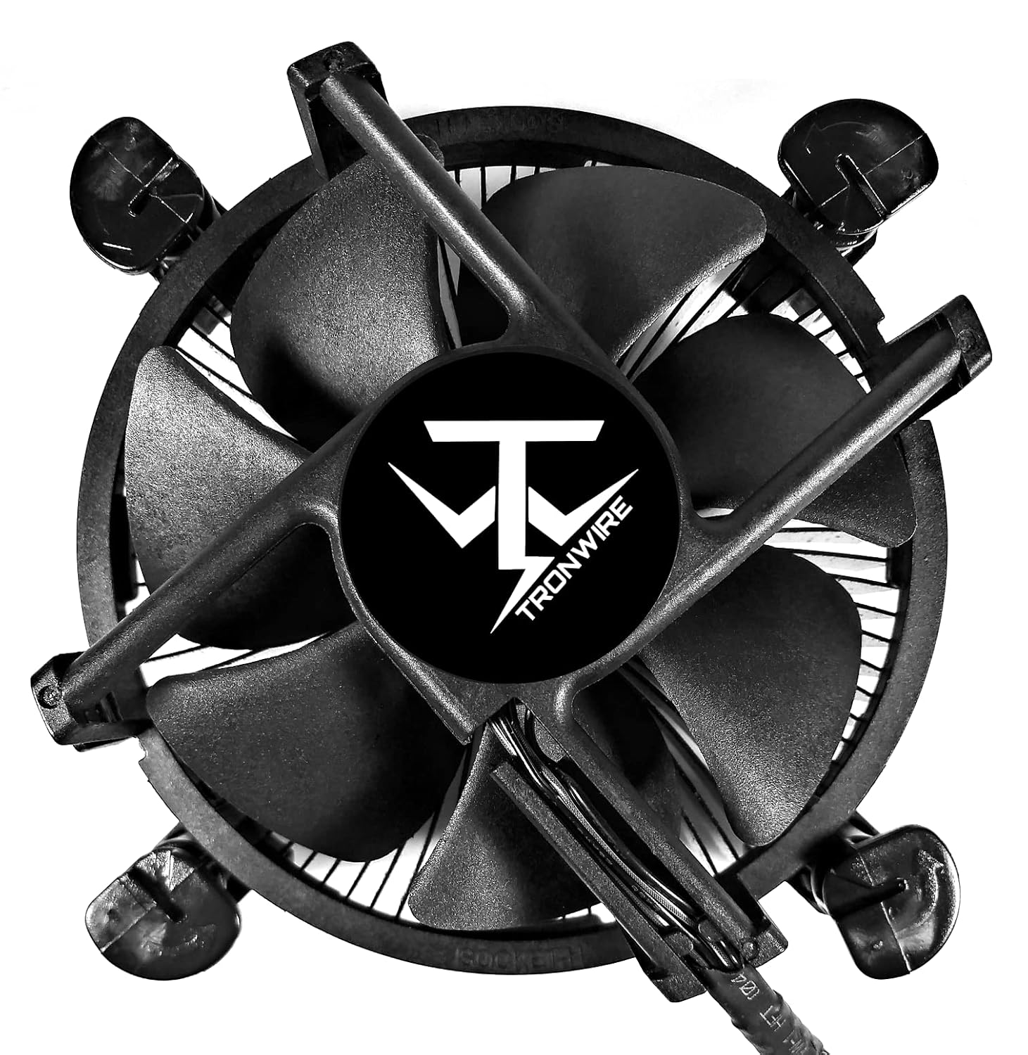 TRONWIRE TW16 CPU Cooler with Black Aluminum Heatsink & Copper Core