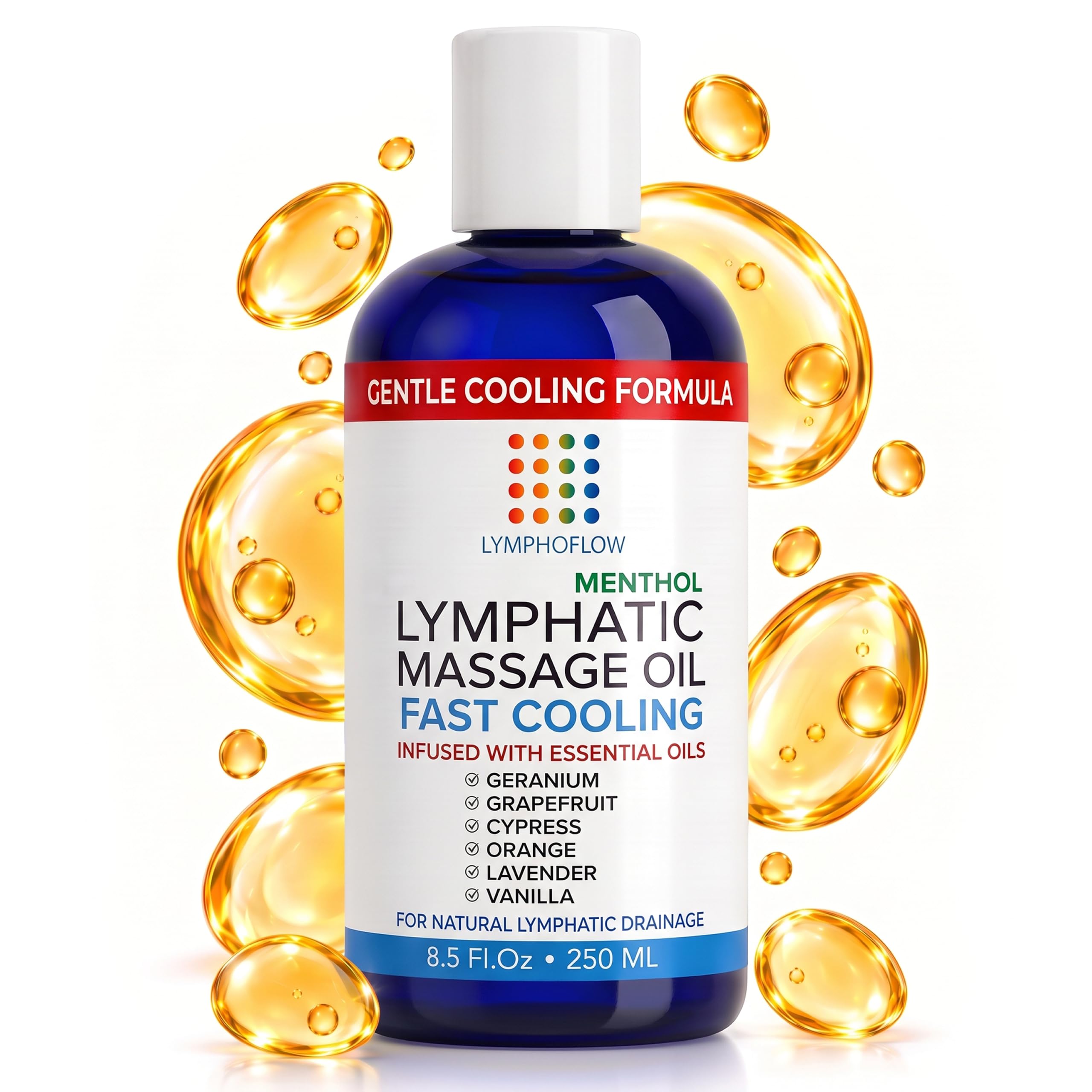 Amazon.com: Bruizex Menthol Lymphatic Drainage Massage Oil, Arnica