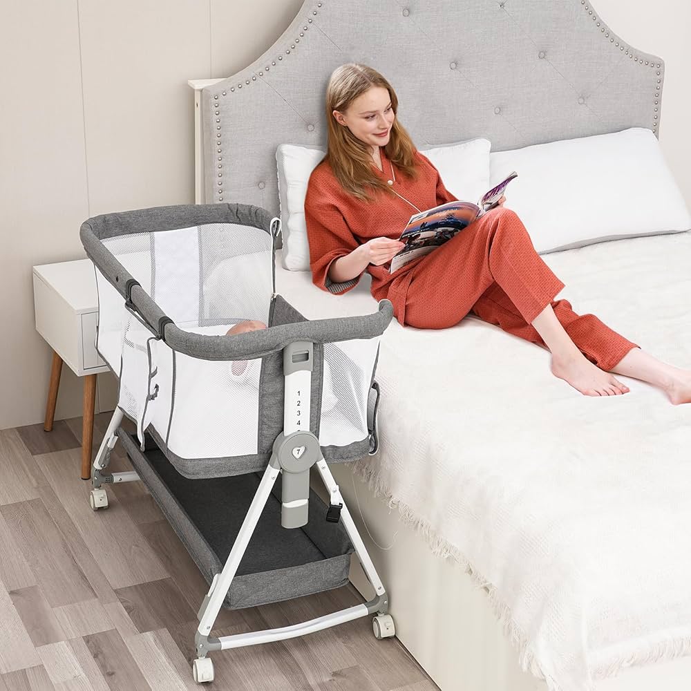 エボリBB Amazon.com: ANGELBLISS 3 in 1 Baby Bassinet, Rocking