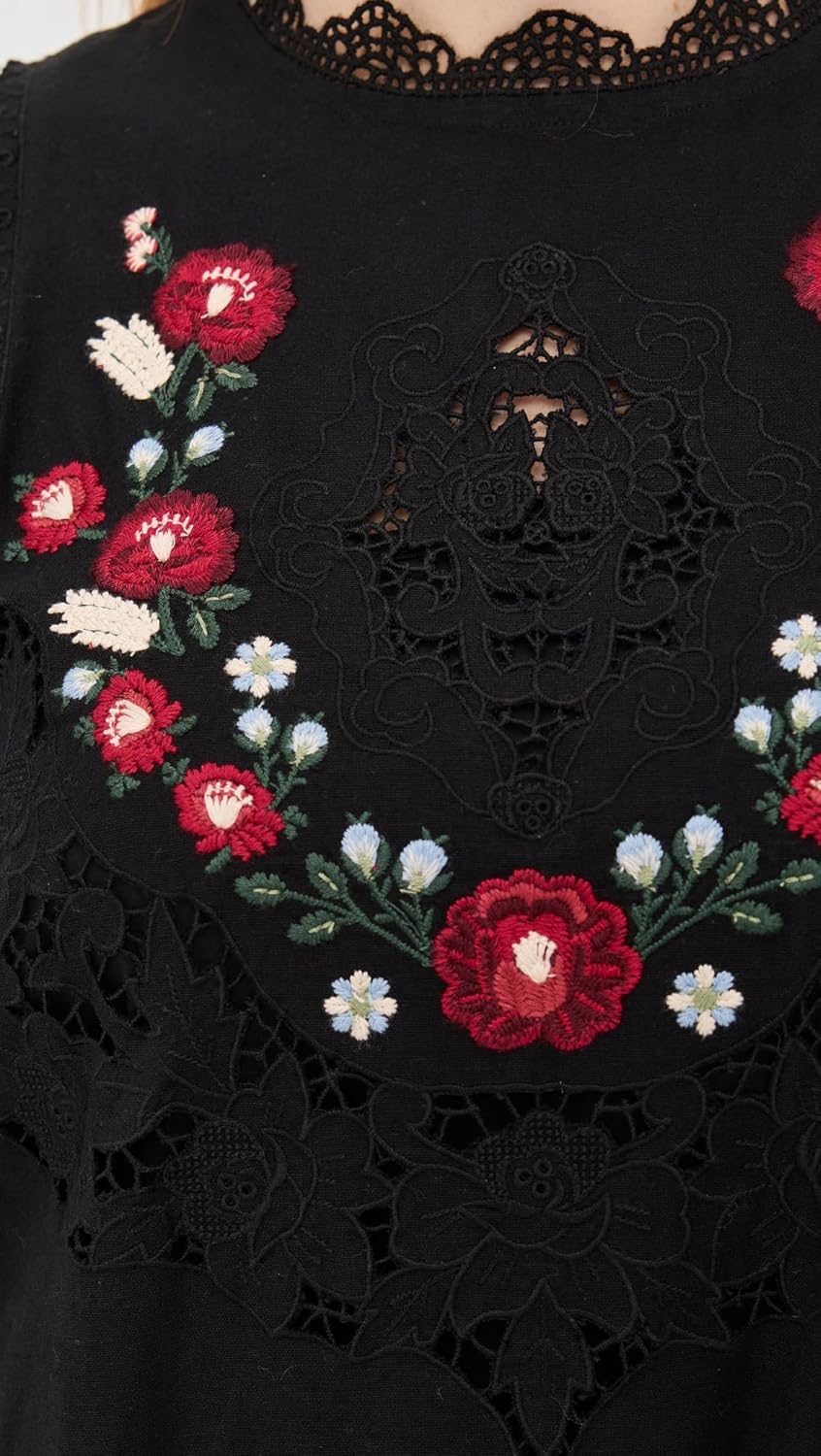 Sea Women's Rosaline Embroidery Midi Dress - Image 6