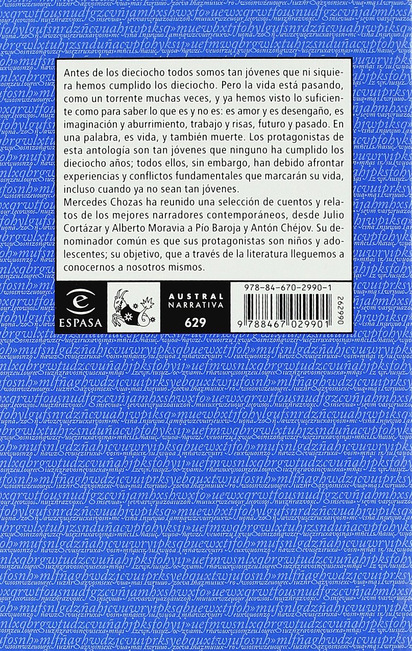 Antología de cuentos antes de los 18: 1