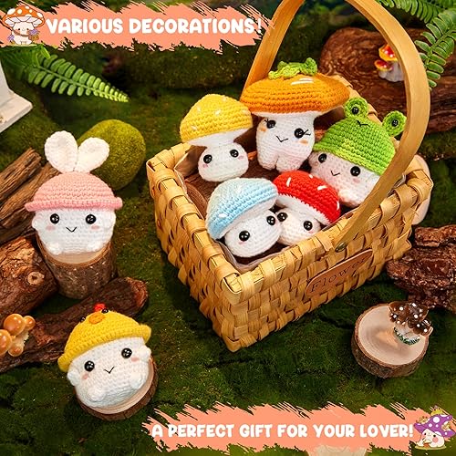 Miniatura 4 de MAGIMUSE Kit de ganchillo para principiantes, kits de inicio de ganchillo para adultos Amigurumi kits de ganchillo para tejer manualidades con