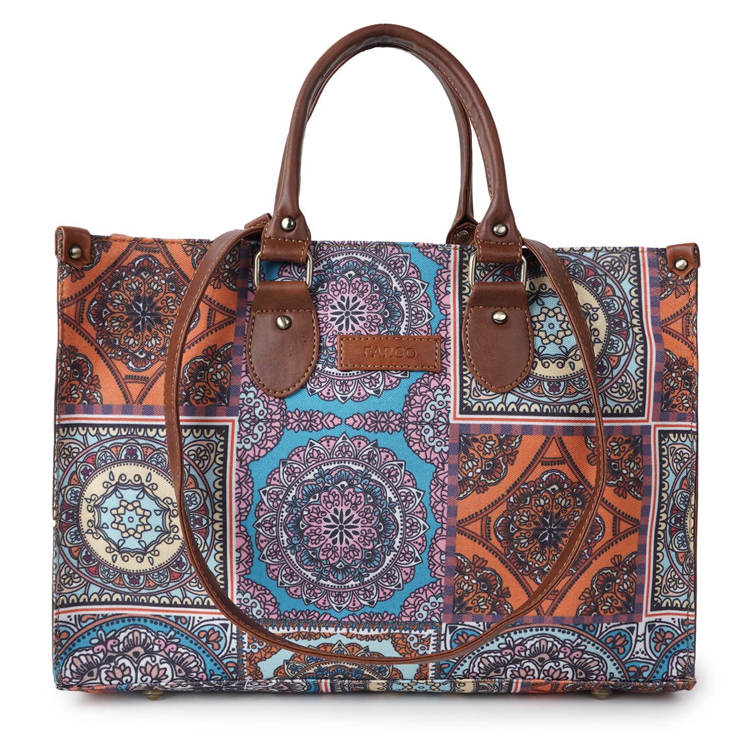 Fargo Canvas Laptop Handbag for Women - Stylish & Durable Tote Bag, Fits 15-Inch Laptops (FGO-604) (B0C6KS1QXP) Amazon Price History, Amazon Price Tracker