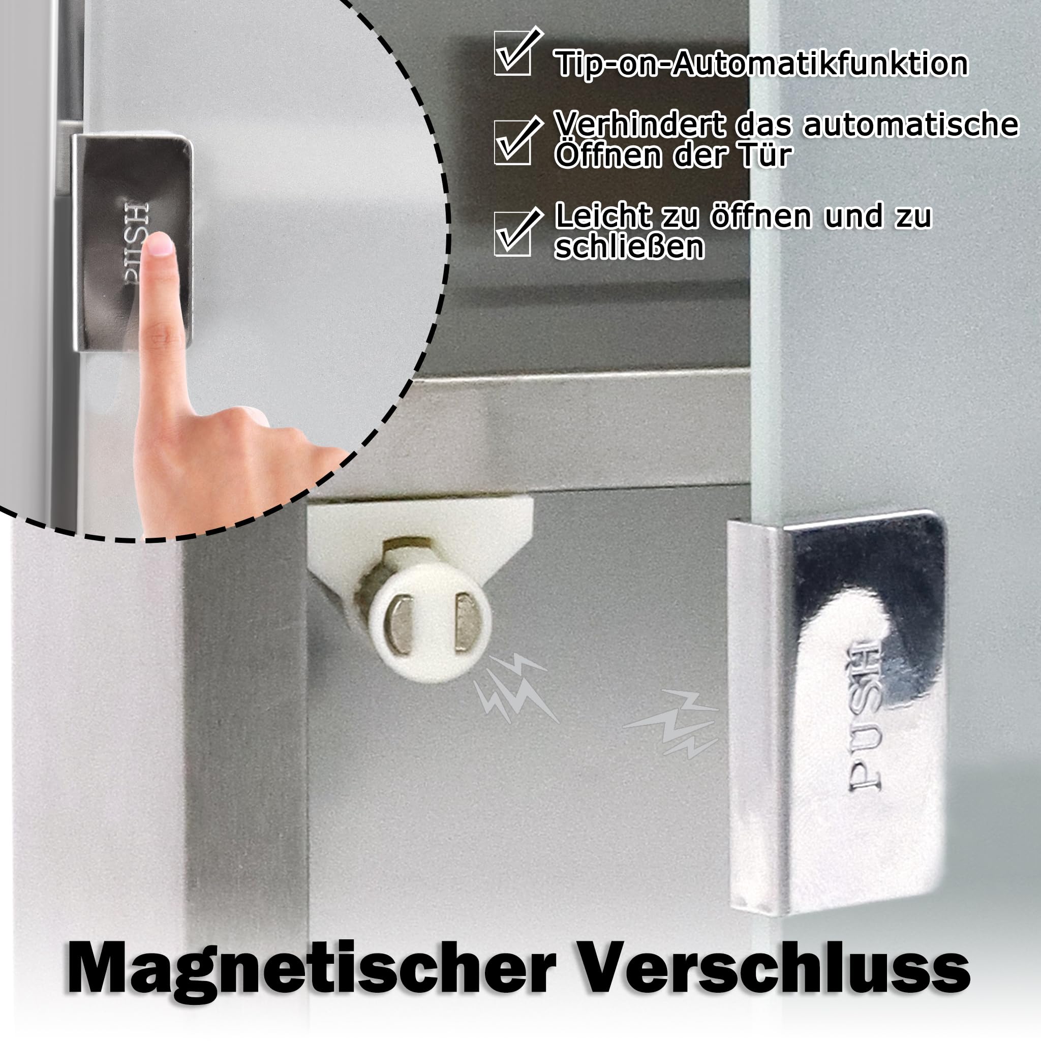 UISEBRT Medizinschrank aus Edelstahl 30 x 12 x 50cm, 3 Fächer Abschließbar Arzneischrank mit Glastür, Erste Hilfe Schrank inkl. 2 Schlüsseln, Medikamentenschrank Apothekerschrank, Silber