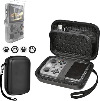 NEWZEROL R36S Carrying Case + 4-Pack Keycaps + 2- Pack 9H Screen Protector