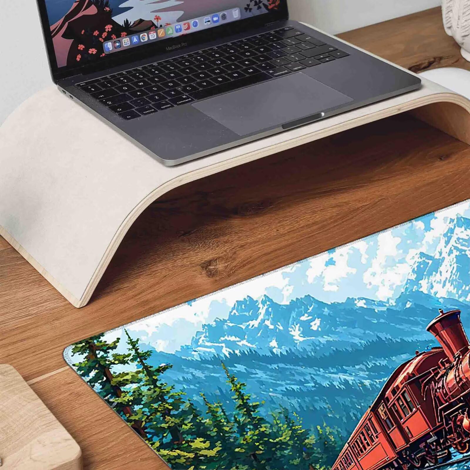 Podkładka pod mysz XXL 1000 x 500 mm podkładka pod mysz górska antypoślizgowa gumowa podkładka pod mysz do gier, akcesoria biurowe, podkładka pod mysz o wysokiej precyzji i szybkości do PC/gracza