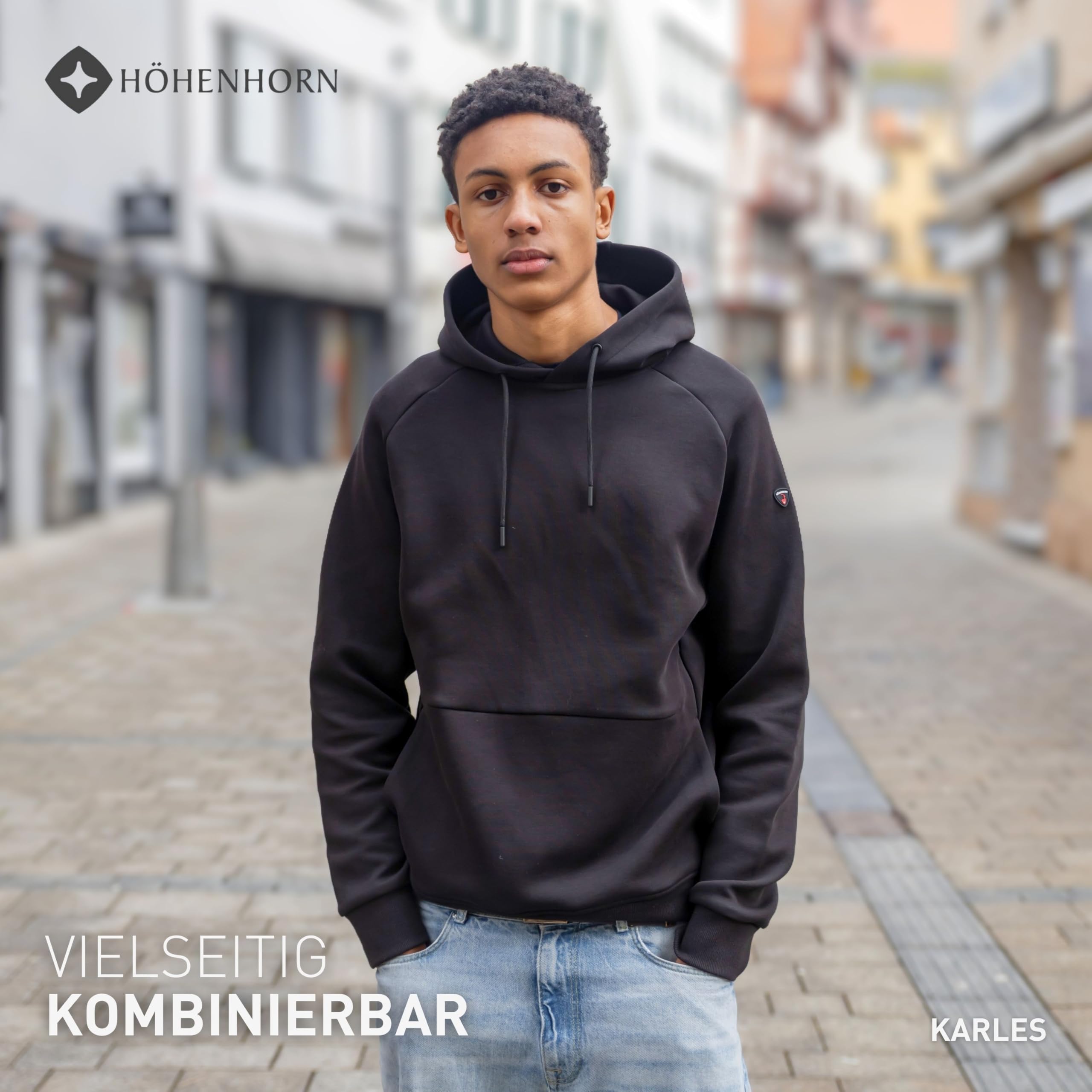 Höhenhorn Karles Tech Hoodie męska bluza z kapturem bluza sportowa