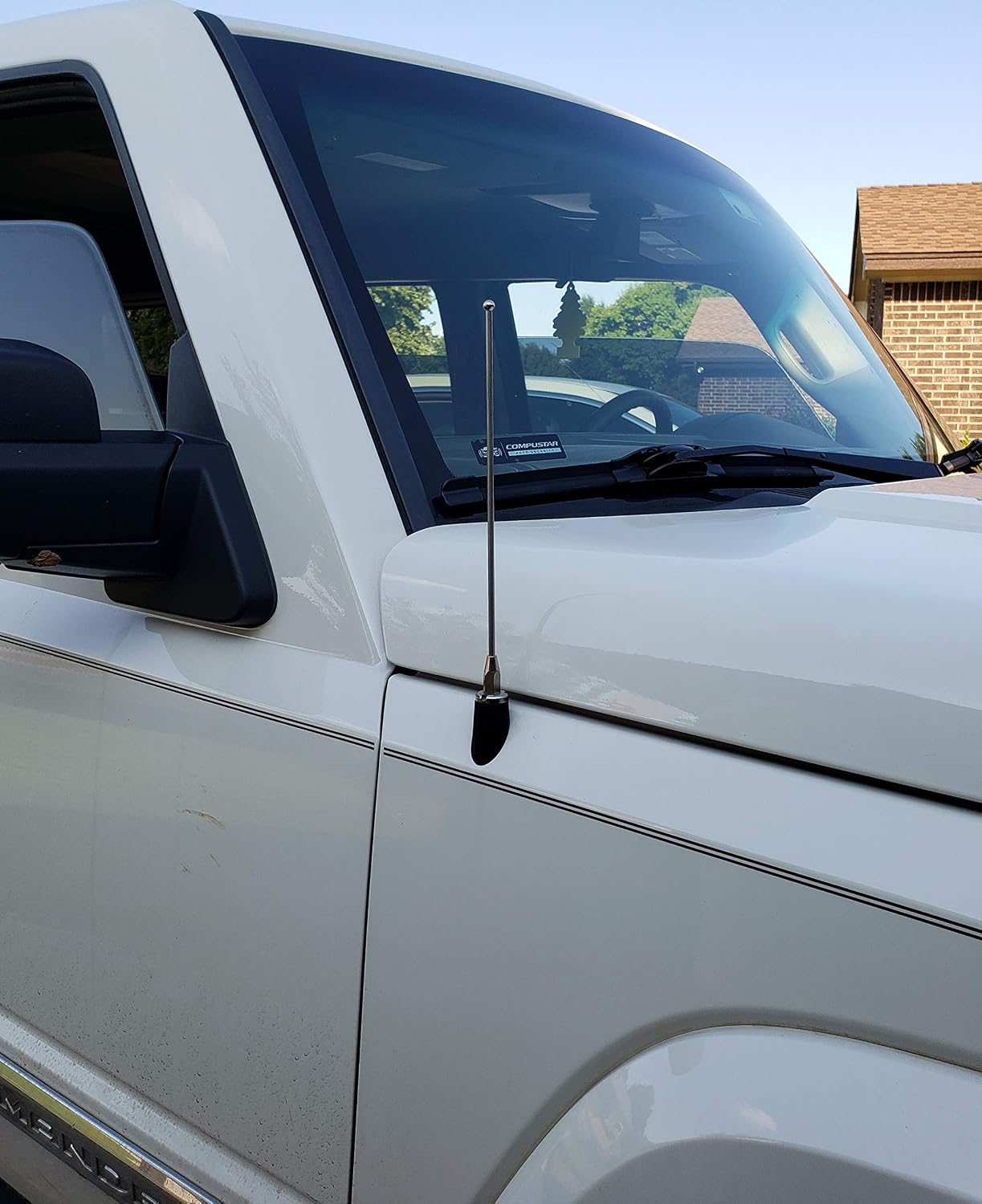 31" Long Whip Stainless Steel Antenna Replacement Mast Power Radio for Jeep Commander 2006-2010