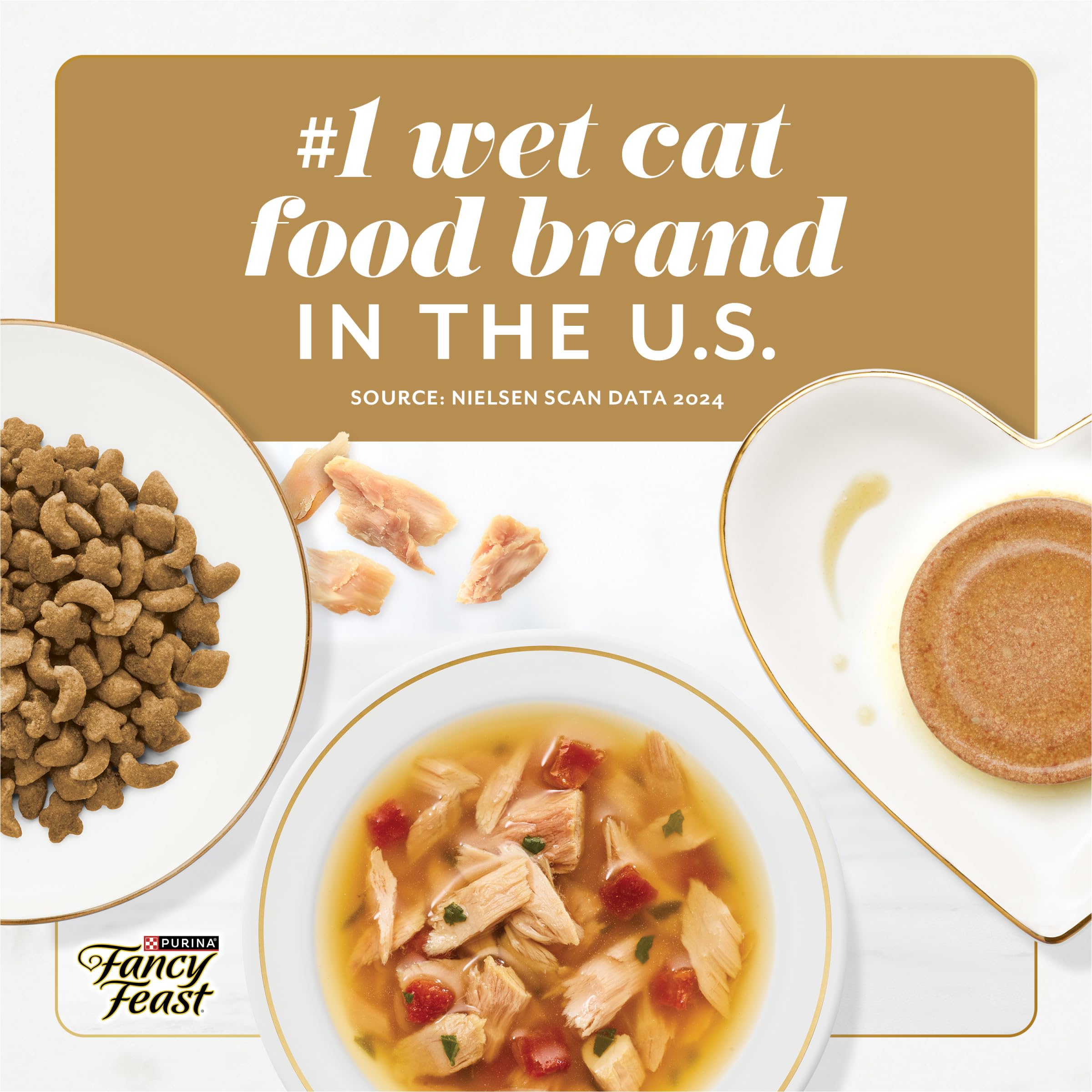 Purina Fancy Feast Purely Natural Hand-Flaked Salmon Cat Treat- 1.06 pouch (5 count)