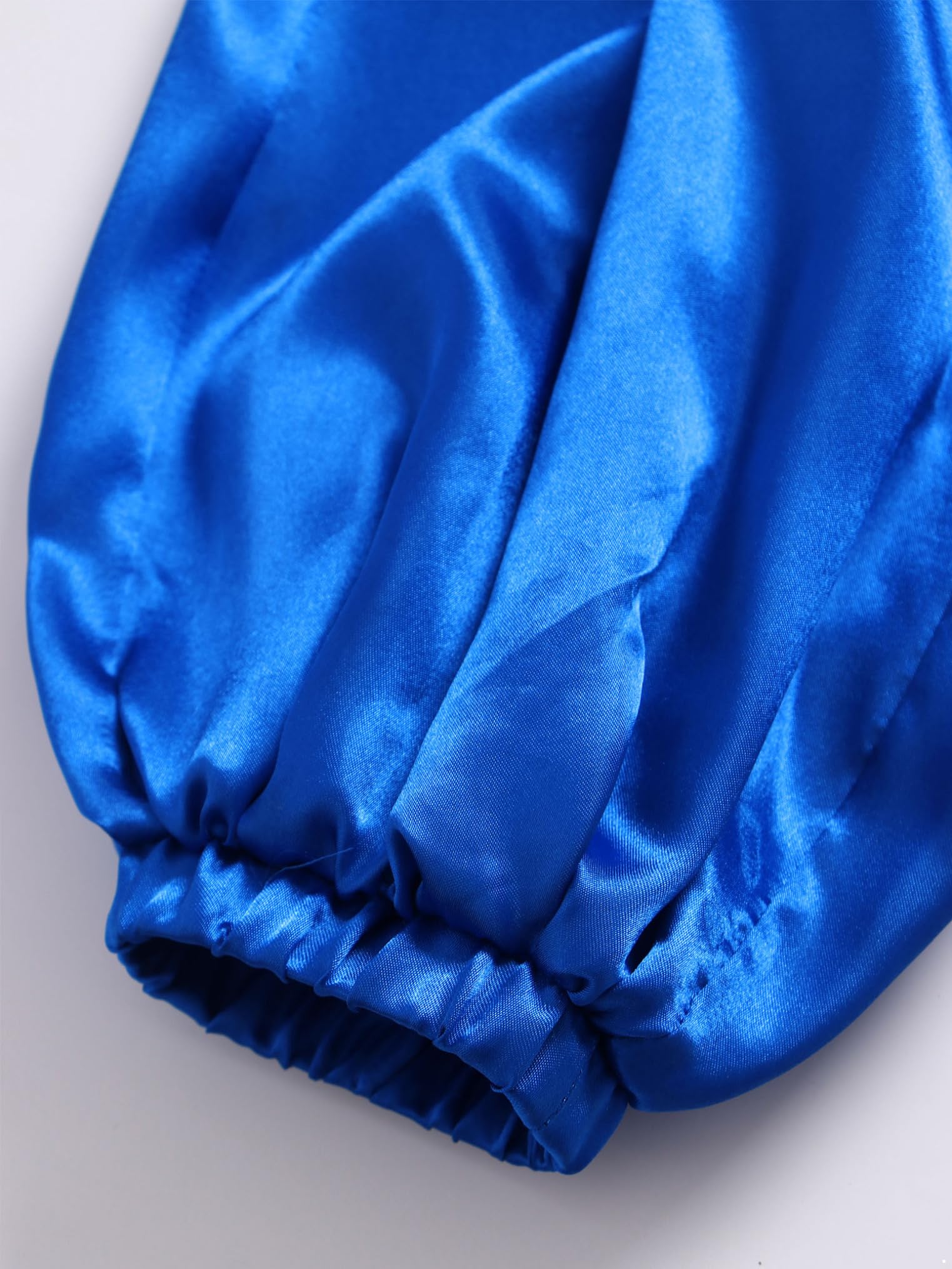 Freebily Pantalones De Danza del Vientre para Niñas Pantalones Bombachos De Satén De Pierna Ancha Pantalones Harem para Danza Yoga Fitness