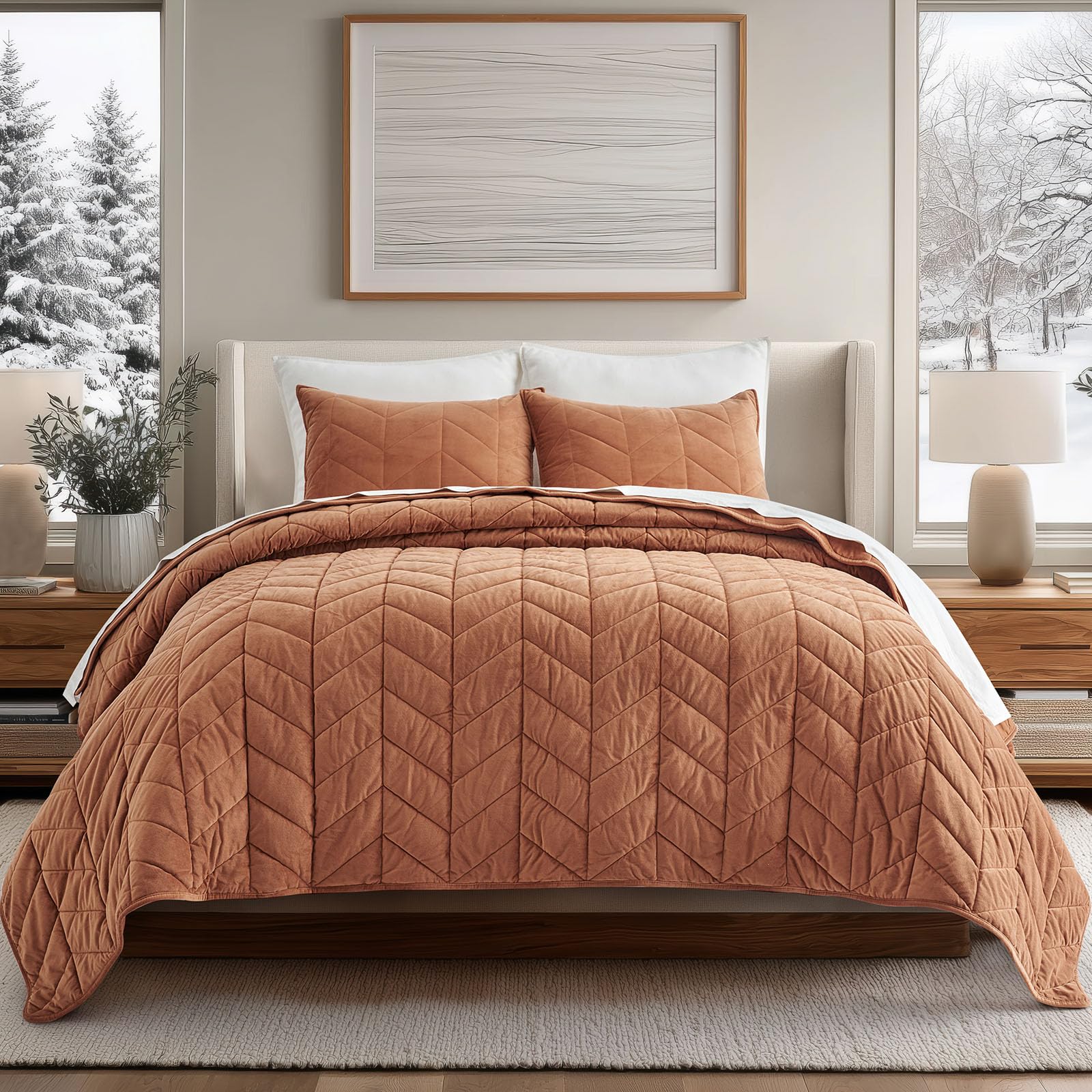 EverGrace Herringbone Queen