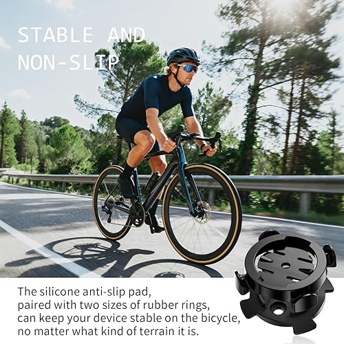 Miniatura 5 de Soporte para bicicleta, adaptador de montaje para computadora de ciclismo de liberación rápida, compatible con Garmin Mount Bike, Wahoo, XOSS,