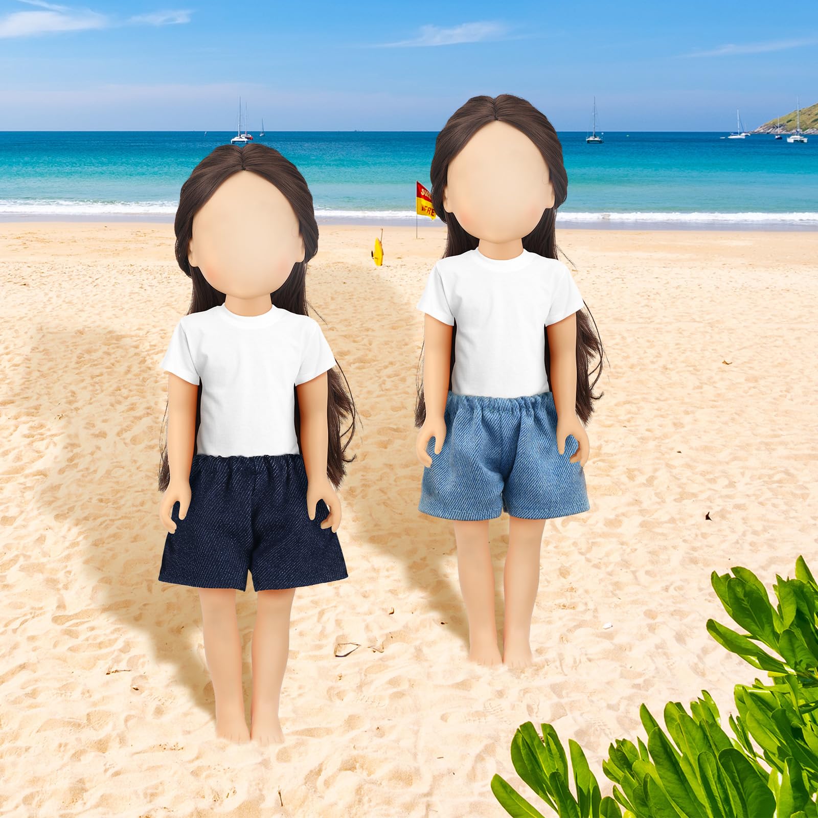 Amazon.com: Bencailor 6 Pcs Short Doll Pants Clothes Shorts