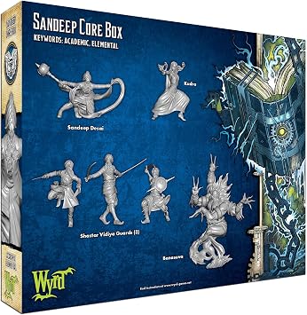 Malifaux Third Edition Arcanists Sandeep Core Box