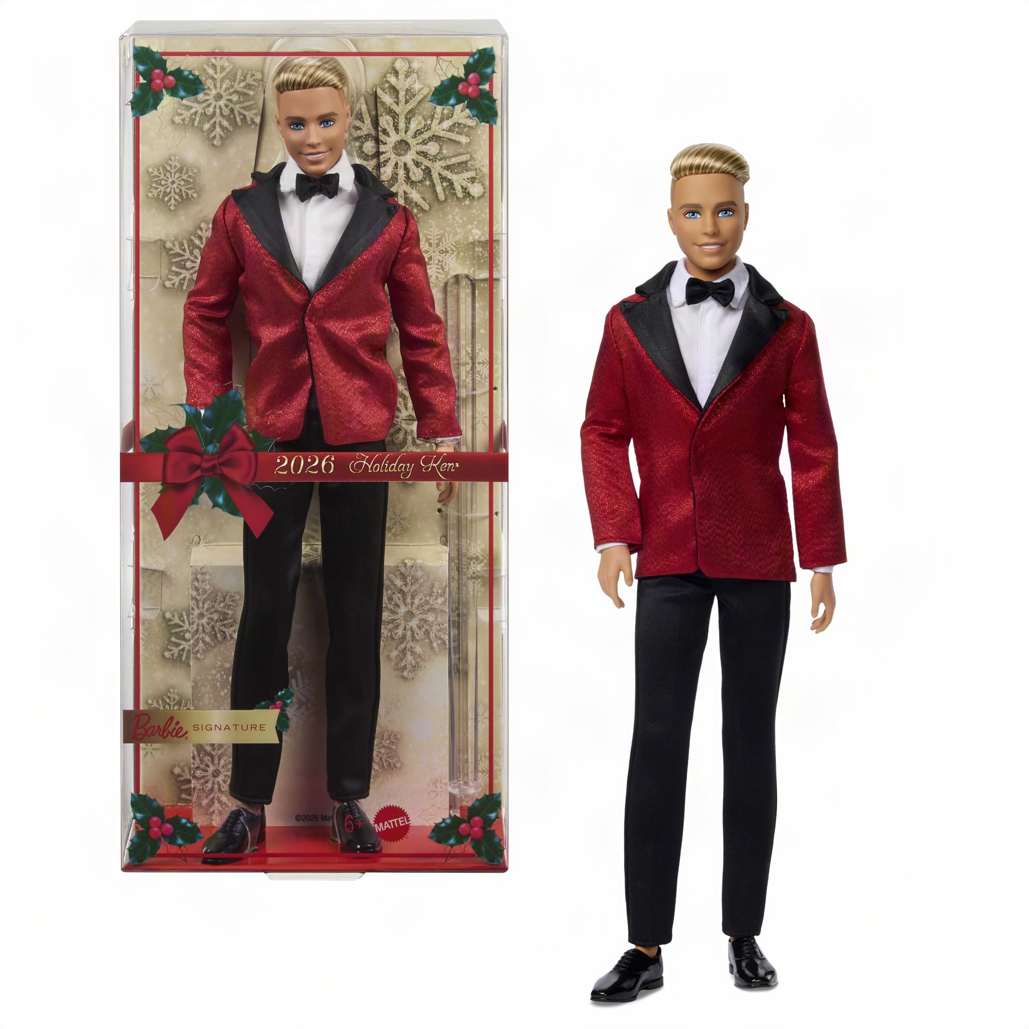 Barbie Signature 2026 Holiday Blonde Ken Collectible Fashion Doll