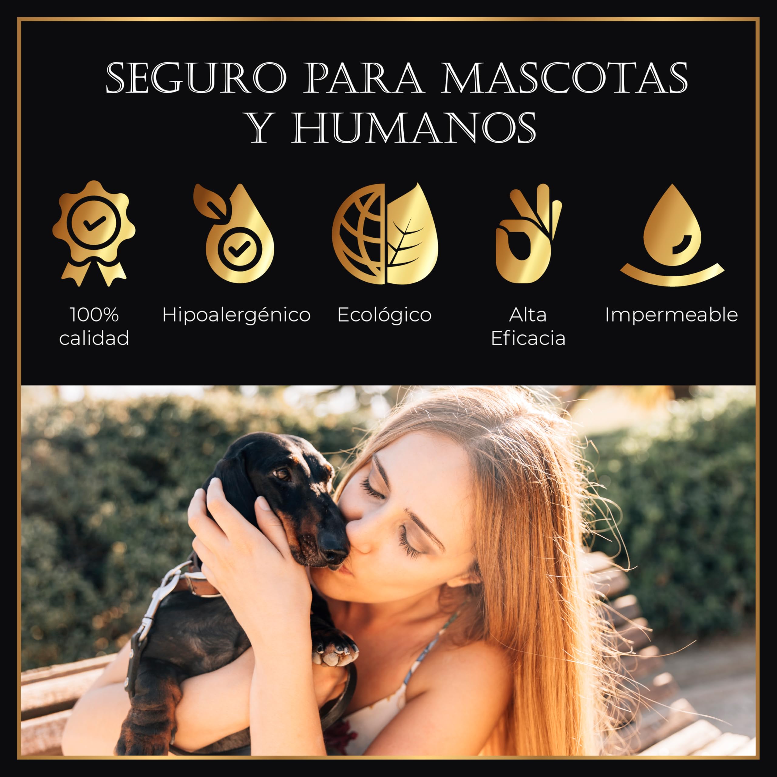 Pack 4 Collares Antiparasitarios para Perros, 24 Meses de Protección contra Pulgas, Garrapatas y Mosquitos - 100% Natural, Impermeable, Ajustable, para Todos los Tamaños. — view 5