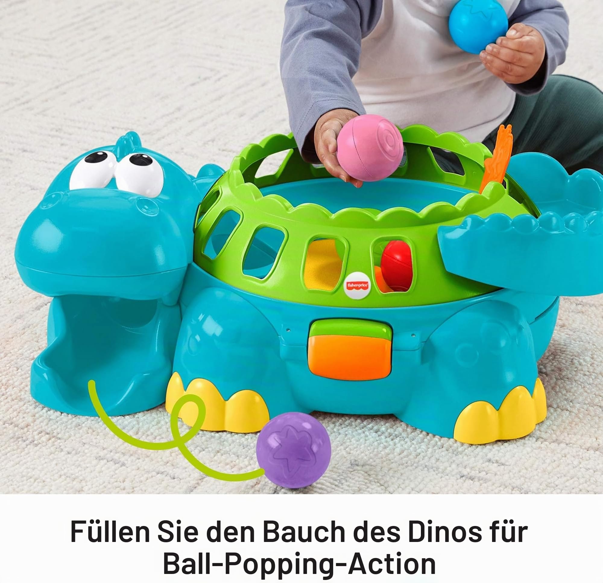 Mattel W1392 - Fisher Price Musikale Dino