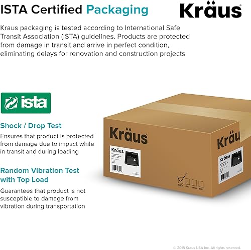 Miniatura 13 de KRAUS KGD-441 Quarza - Fregadero de cocina de granito de doble montaje de 25 pulgadas, color blanco