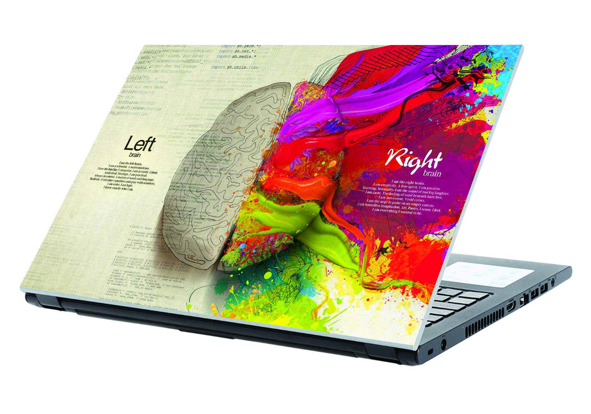 Namaste Home 14 inch Laptop Skin - Types of Brain Laptop Skin - Laptop Sticker - HD Quality. (B08N6QDP2S) Amazon Price History, Amazon Price Tracker