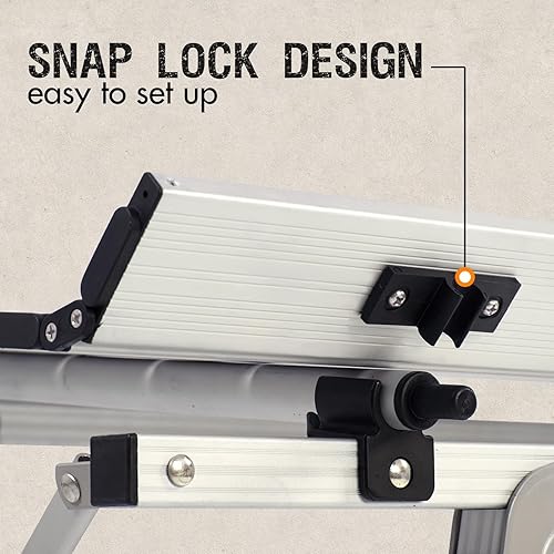 Miniatura 23 de Portal Mesa de camping portátil plegable ultraligera mesa de campamento plegable 4 patas ajustables de aluminio enrollable con bolsa de transporte