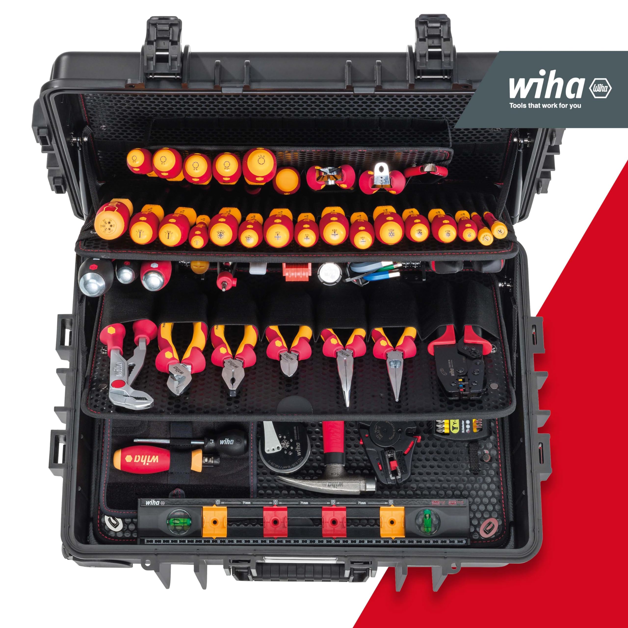 Wiha Set Attrezzi per Elettricista 115 pz Attrezzi Utensili Cacciavite Punte