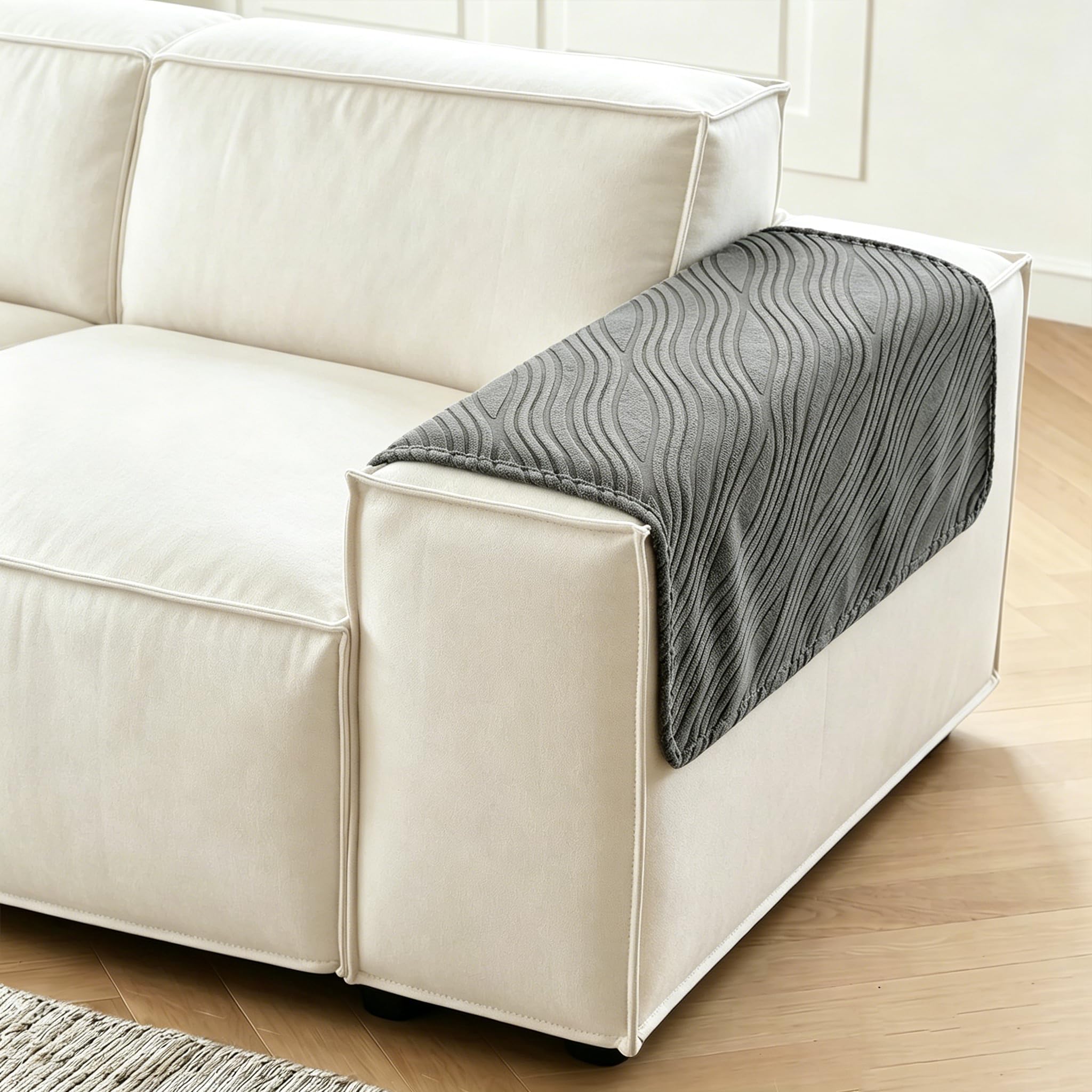Sofa Armrest Covers, 2PCS Elastic Non Slip High Elasticity Sofa Covers