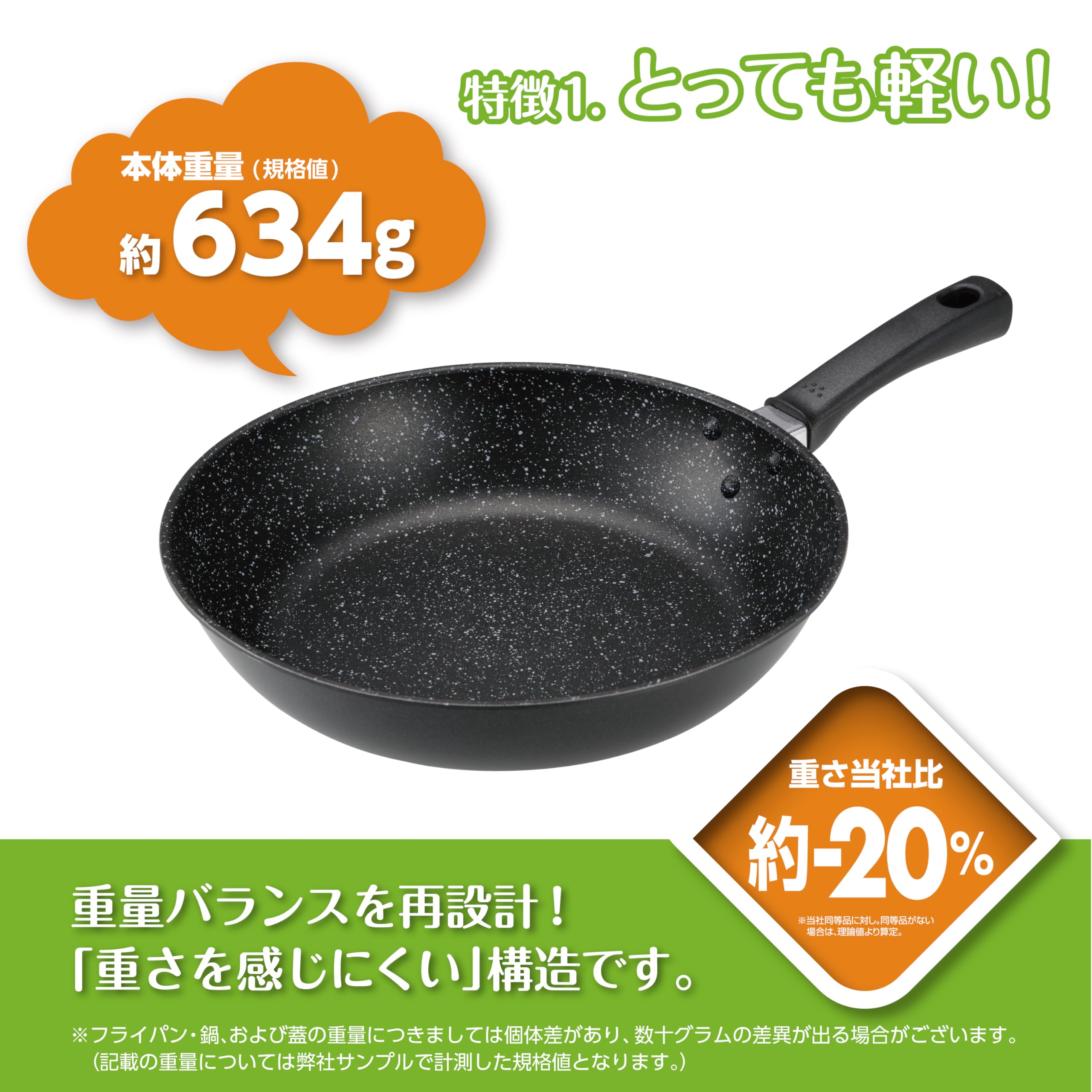 Amazon｜貝印 KAI 軽い 軽量 高熱効率 フライパン 28cm ガス火 IH対応