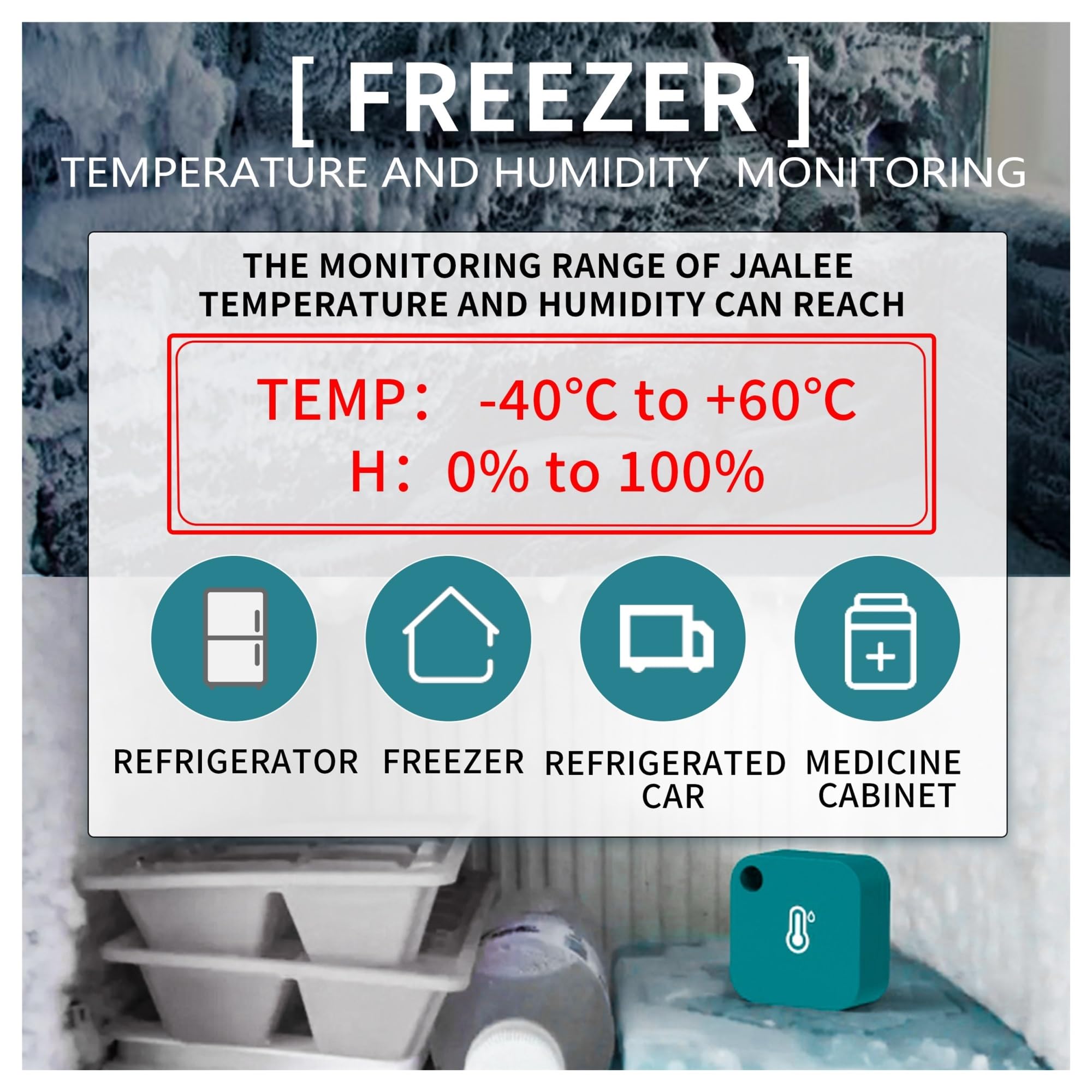 Termohigrómetro WiFi Sensor De Temperatura Monitoreo Bluetooth Termómetro Inalámbrico Higrómetro Monitor Remoto Aplicación De Alerta For Refrigerador(10 pcs)