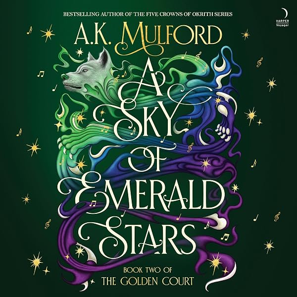 Cover of A Sky of Emerald Stars: A Novel by A.K. Mulford, Bridget Bordeaux, et al.