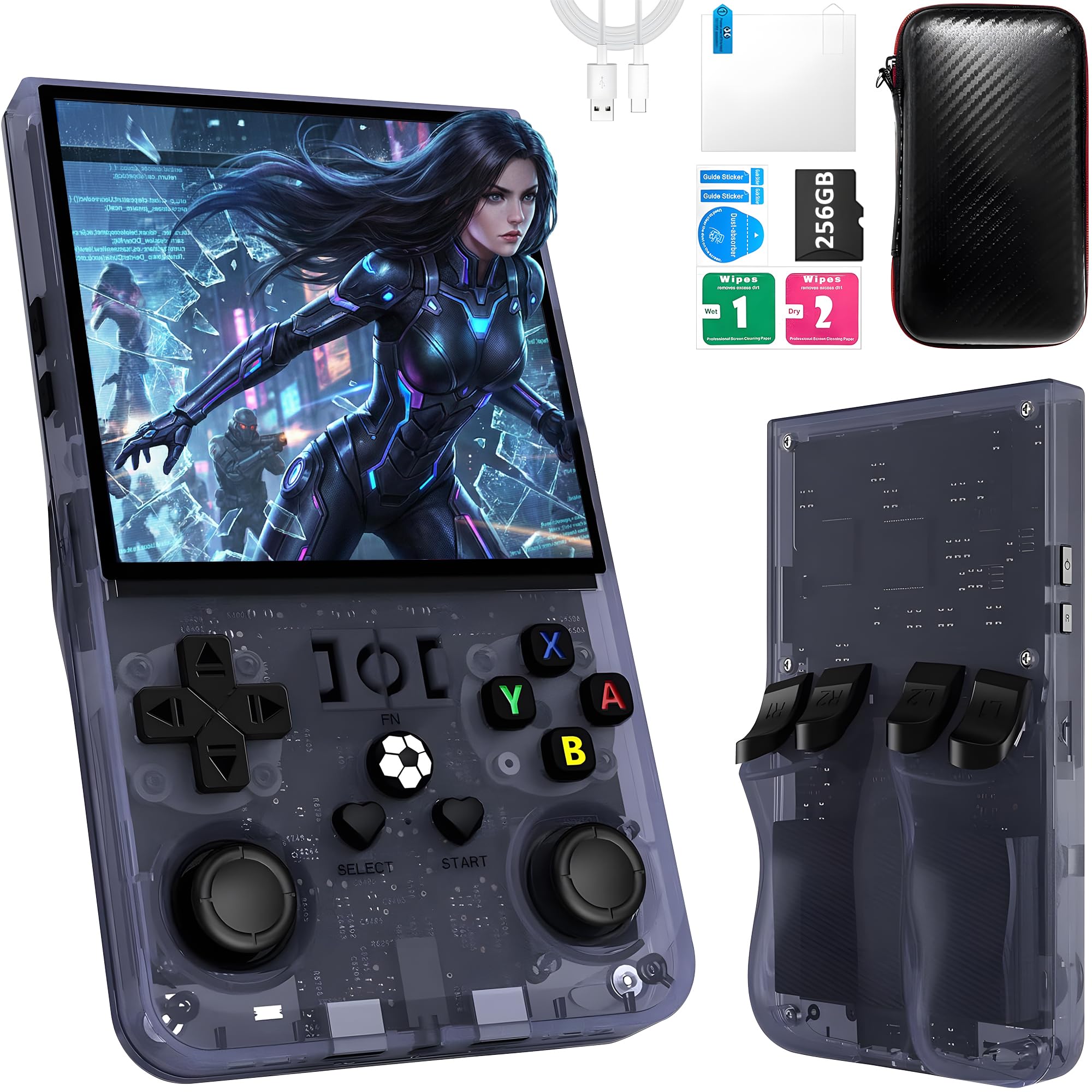 Amazon.com: R36MAX Handheld Game Console, 40000+ Games Retro