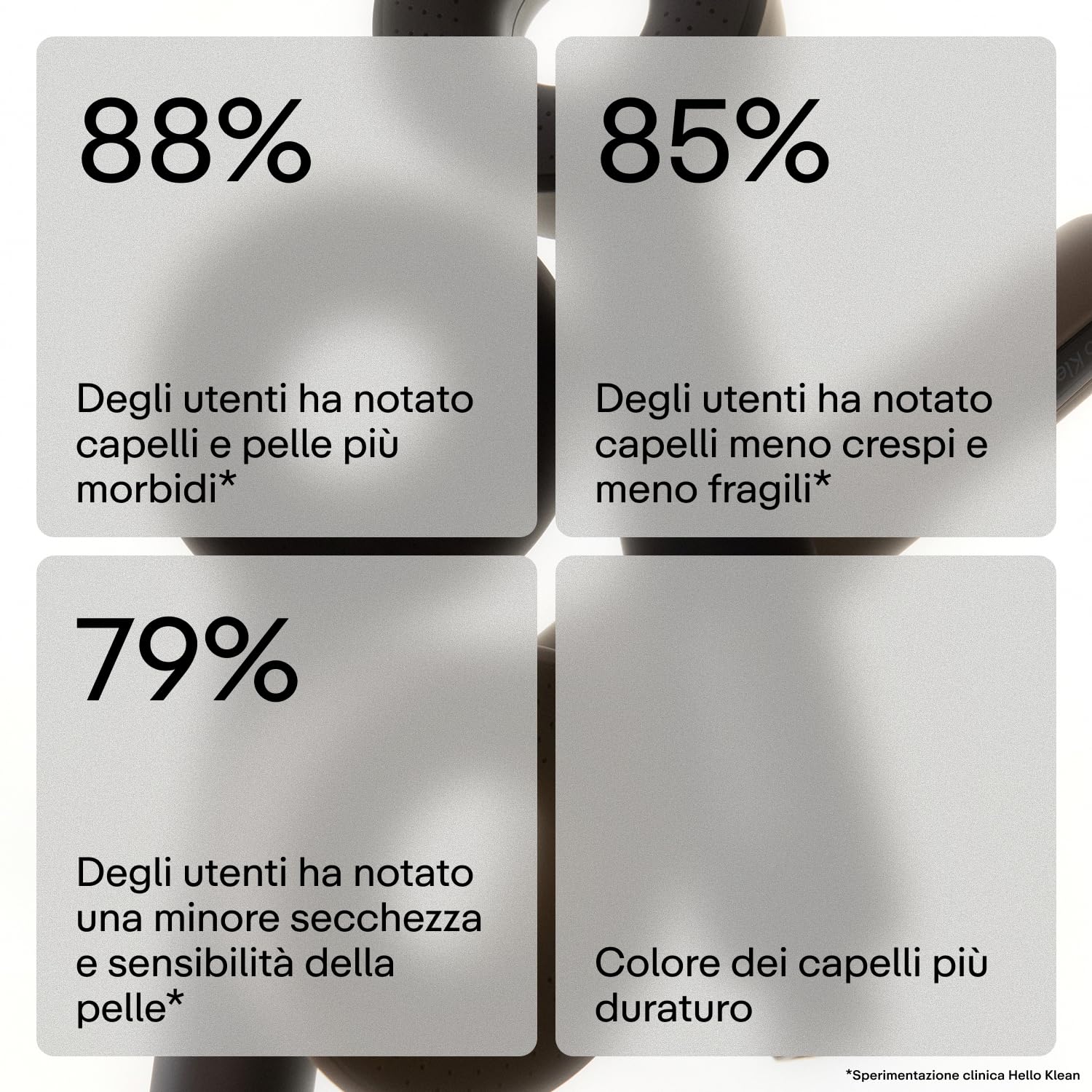 Hello Klean Soffione Doccia Beige – Filtra metalli indesiderati, cloro e impurità presenti nell’acqua – Migliora la qualità di pelle e capelli