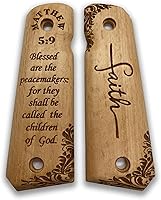 Vista 17 de for 1911: Full Size Wooden Handgun Grips with Bible Verses Series - Fits a Wide Range of 1911 Models - 1911 Accessories