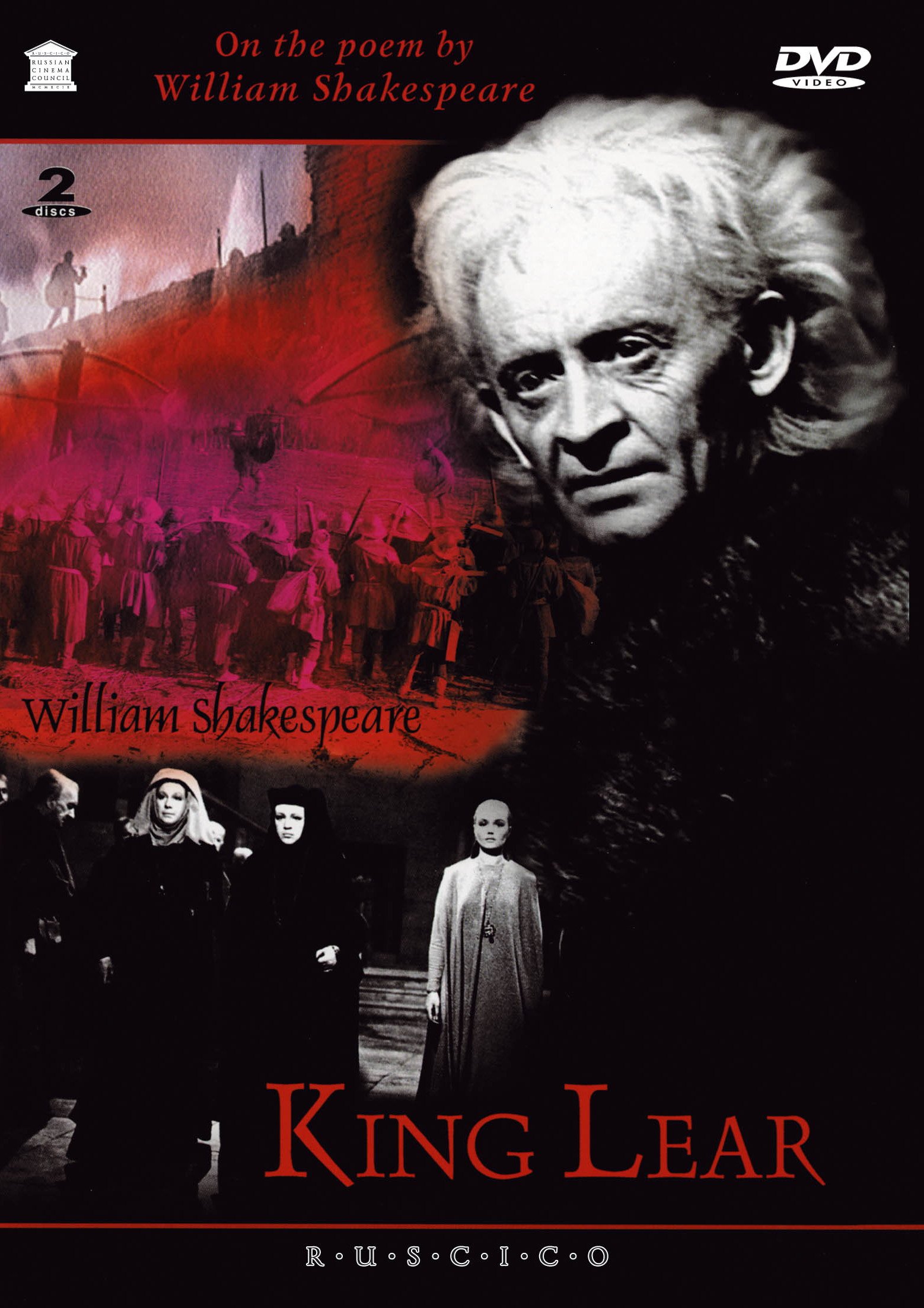 Película Korol Lir DVD versión rusa original de RUSCICO King Lear König Lear Alemania