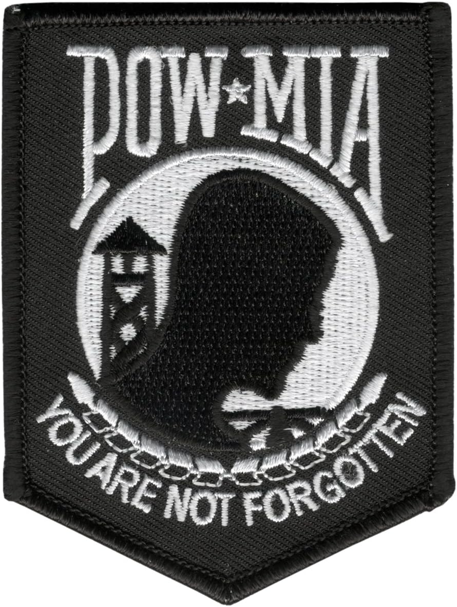 Hot Leathers Pow Mia Patch (2.5" Width x 3.5" Height)