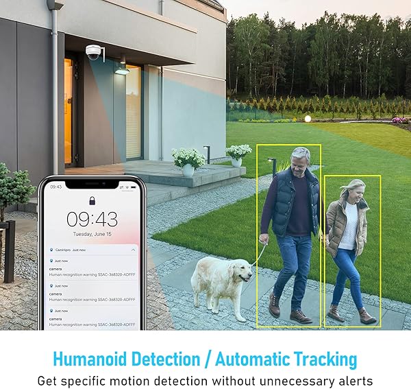Telecamera IP 5MP WiFi PTZ Telecamera Dome di sicurezza4x zoom otticoIR Night Vesion Smart 265 ONVIF2 4 Telecamera impermeabile IP66 domestica e esterna slot per scheda SD incorporato