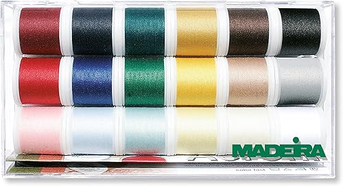 Madeira 20928041 Aerofil 18 Bobinas Caja de Hilo de Regalo Variada