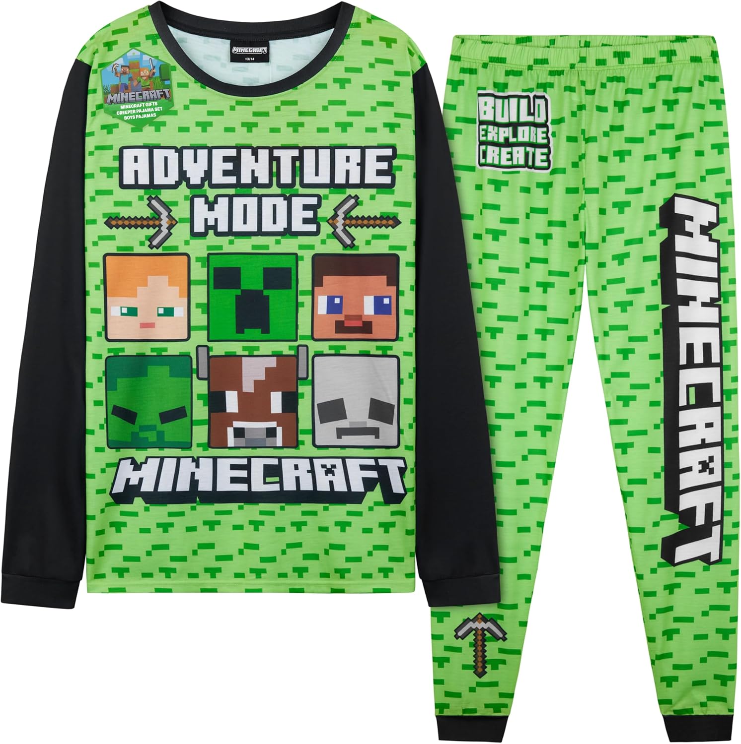 Get Trend Pajama Set for Boys, Teens Long Sleeve PJs