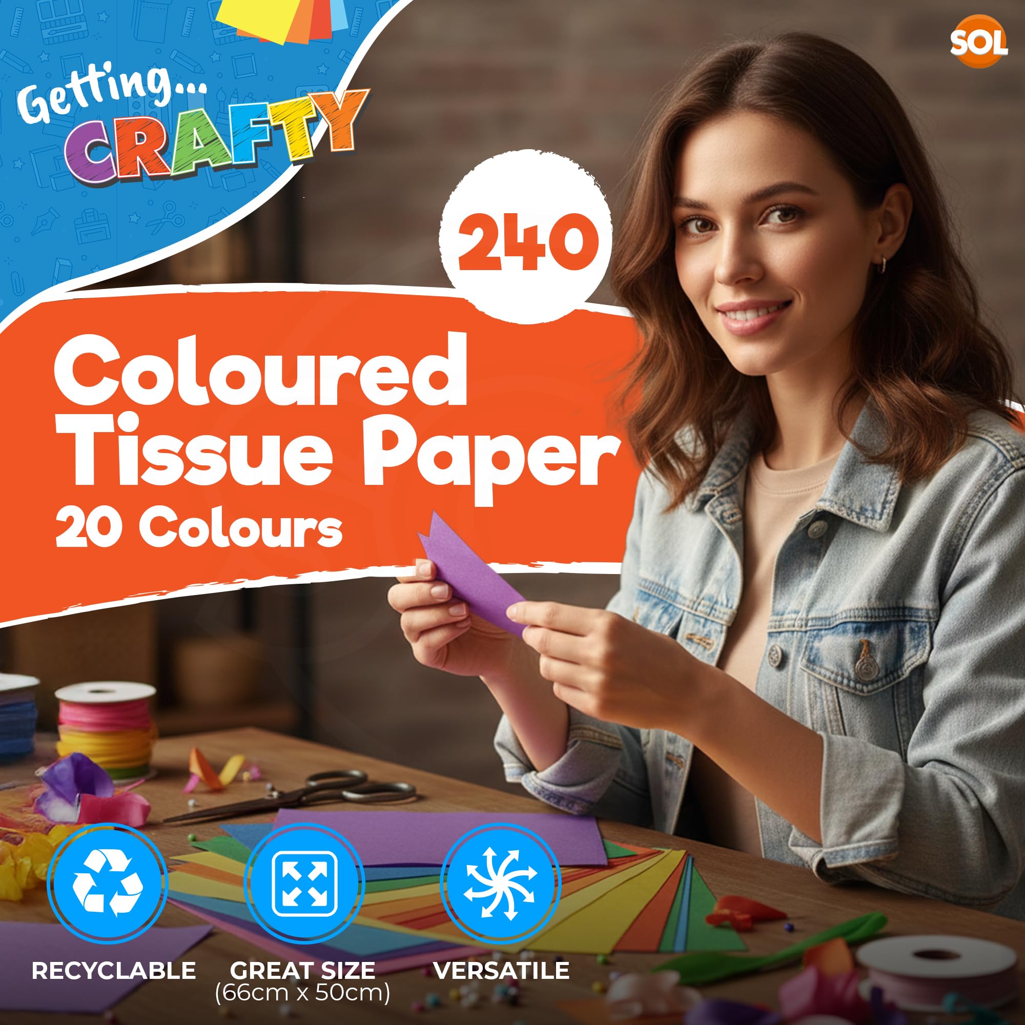 240 Stück farbiges Seidenpapier zum Verpacken von Geschenken, 66 cmx50 cm, farbiges Seidenpapier für Handwerk, Kunst, Geschenkboxen und Taschen, Geschenkpapier, Basteln für Kinder