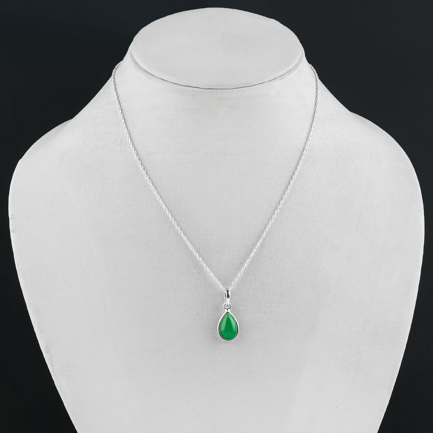 Natural Gemstone Choker Necklace | Handmade Jewelry | 925 Sterling Silver | Healing Crystal | Minimalist Necklace | Dazzling Birthday Gifts for Women | 20 inch - Image 5