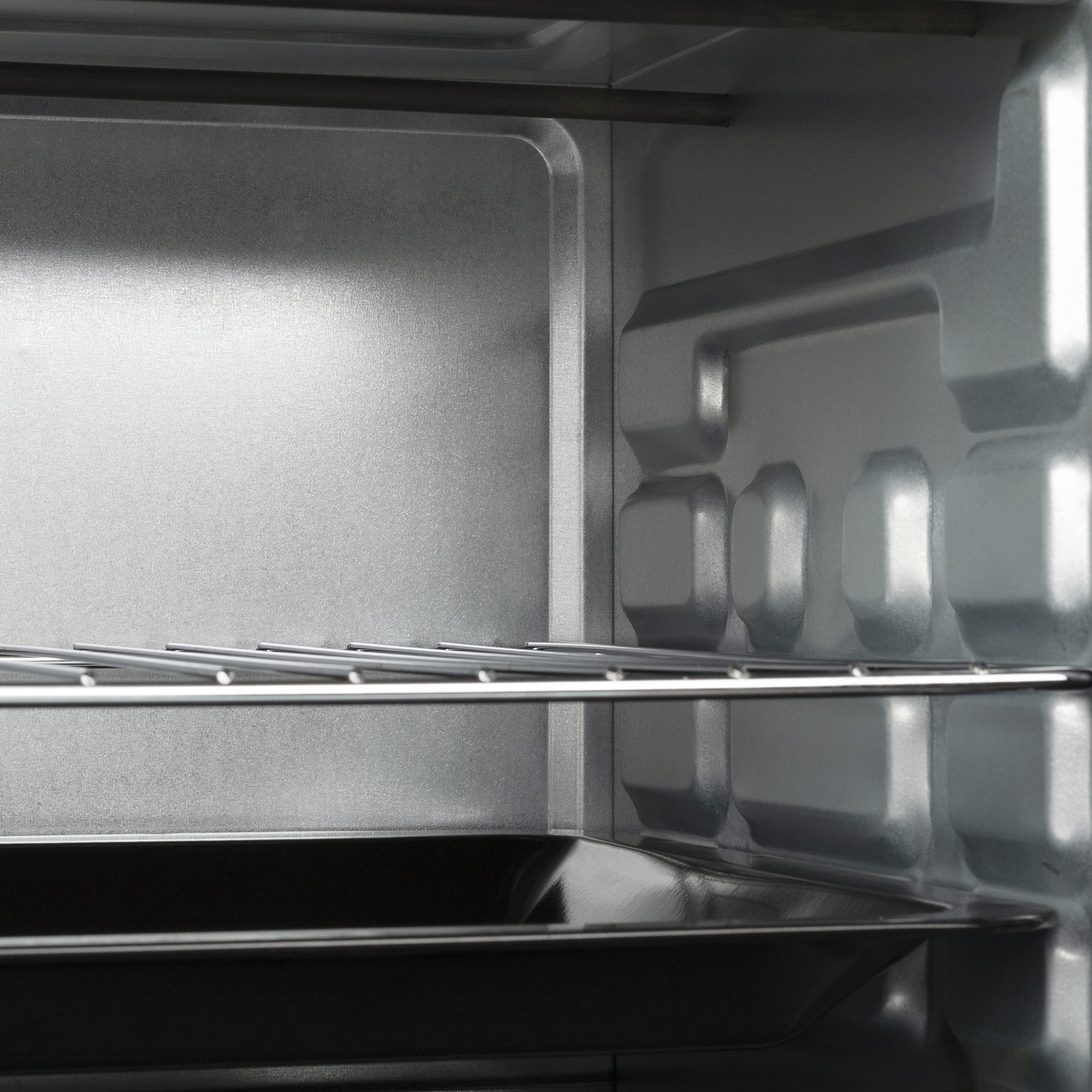 Tristar Mini-Backofen, 800W, 19L Volumen, Timerfunktion, Doppelglastür, Temperaturbereich bis 230°C, zum Campen geeignet, eine obere und untere Heizzone, mit Grillrost und Backblech, schwarz, OV-3622